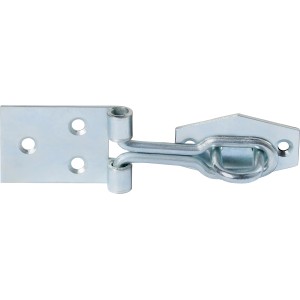Zasuwka ocynkowana z oczkiem, 80x25mm, do wiek skrzyń i drzwi.