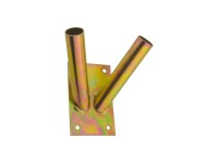 Uchwyt na flagę podwójny ocynkowany żółty