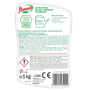 Florovit nawóz płynny do traw ozdobnych i bambusów, 1 kg.