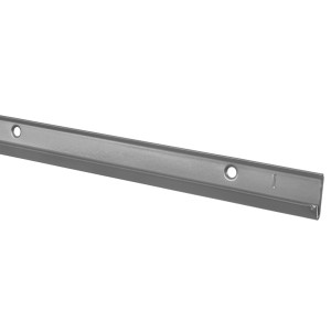 t.b.t. do organizacji szafy, szara metalowa szyna z otworami.