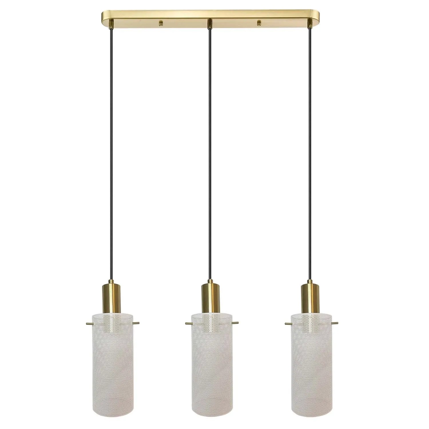 Light Prestige Lampa wisząca TIRANA 3xE27 max. 15W LED linia biała