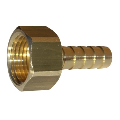 Hydroland Nypel mosiężny do węża 9mm, Gw 1/2"