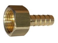 Hydroland Nypel mosiężny do węża 9mm, Gw 1/2