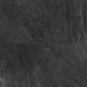 Ciemne panele winylowe o wyglądzie kamienia do użytku wewnętrznego.