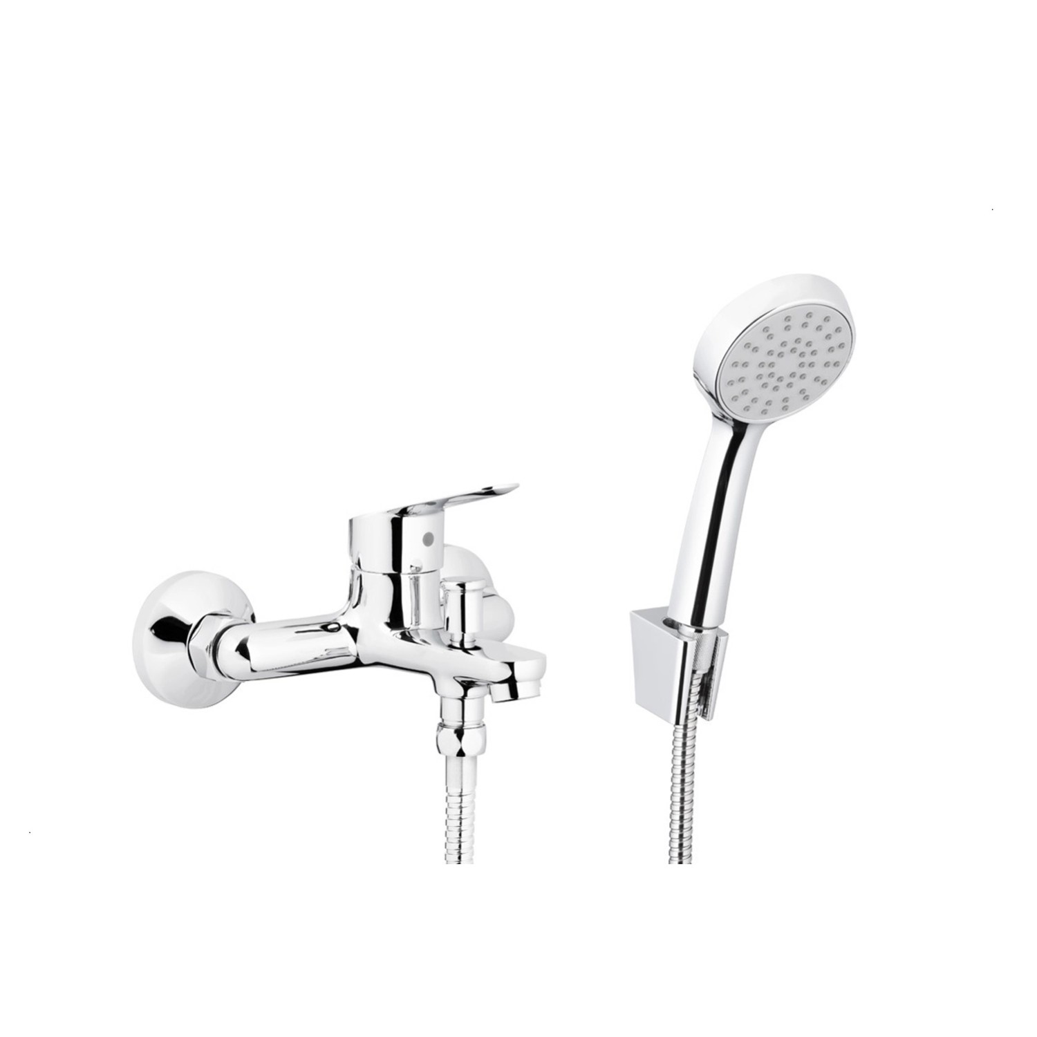 Armatura Kraków Bateria wannowa Bit chrom