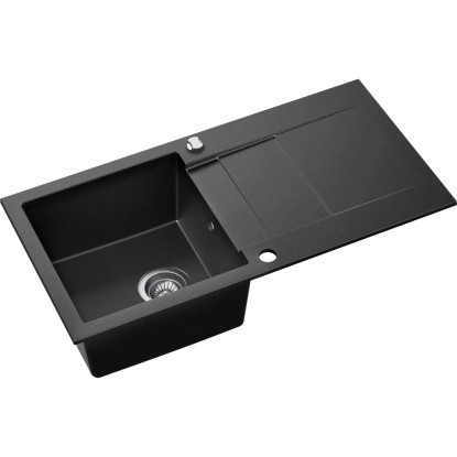 Zlewozmywak Cascada 4 1-kom. czarny 86x43 cm