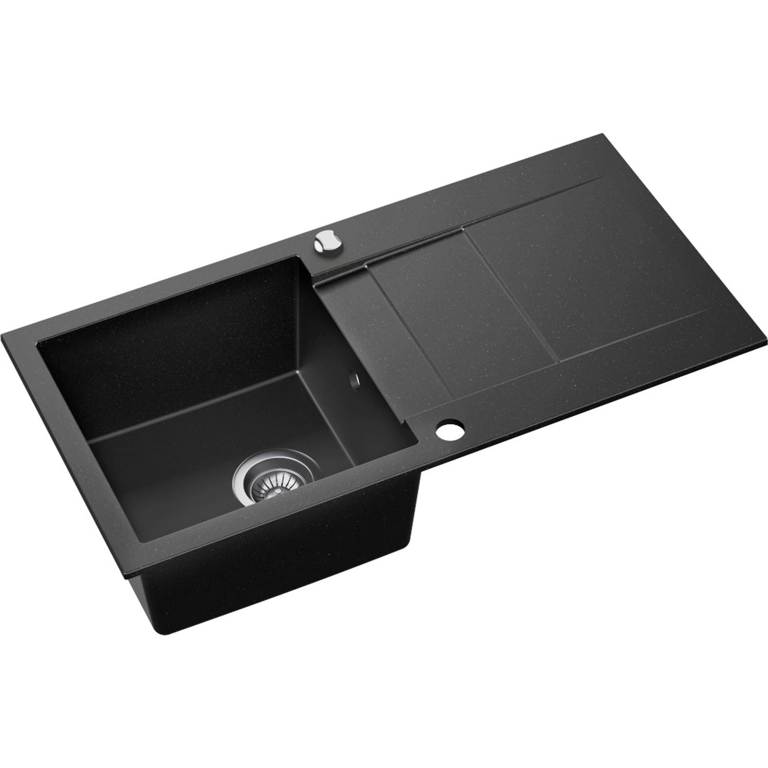 Zlewozmywak Cascada 4 1-kom. czarny 86x43 cm
