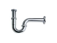 Syfon umywalkowy rurowy bez spustu chrom