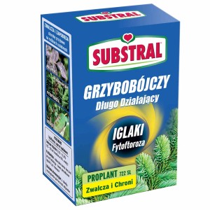 Substral środek grzybobójczy na choroby roślin, szczególnie dla iglaków.