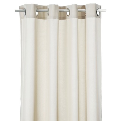 Zasłona RITA kremowa 140 cm x 250 cm na przelotkach