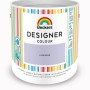 Wiadro z fioletową farbą do ścian marki Beckers Designer Colour.