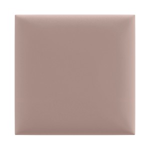 Kwadratowy, różowy panel ścienny.