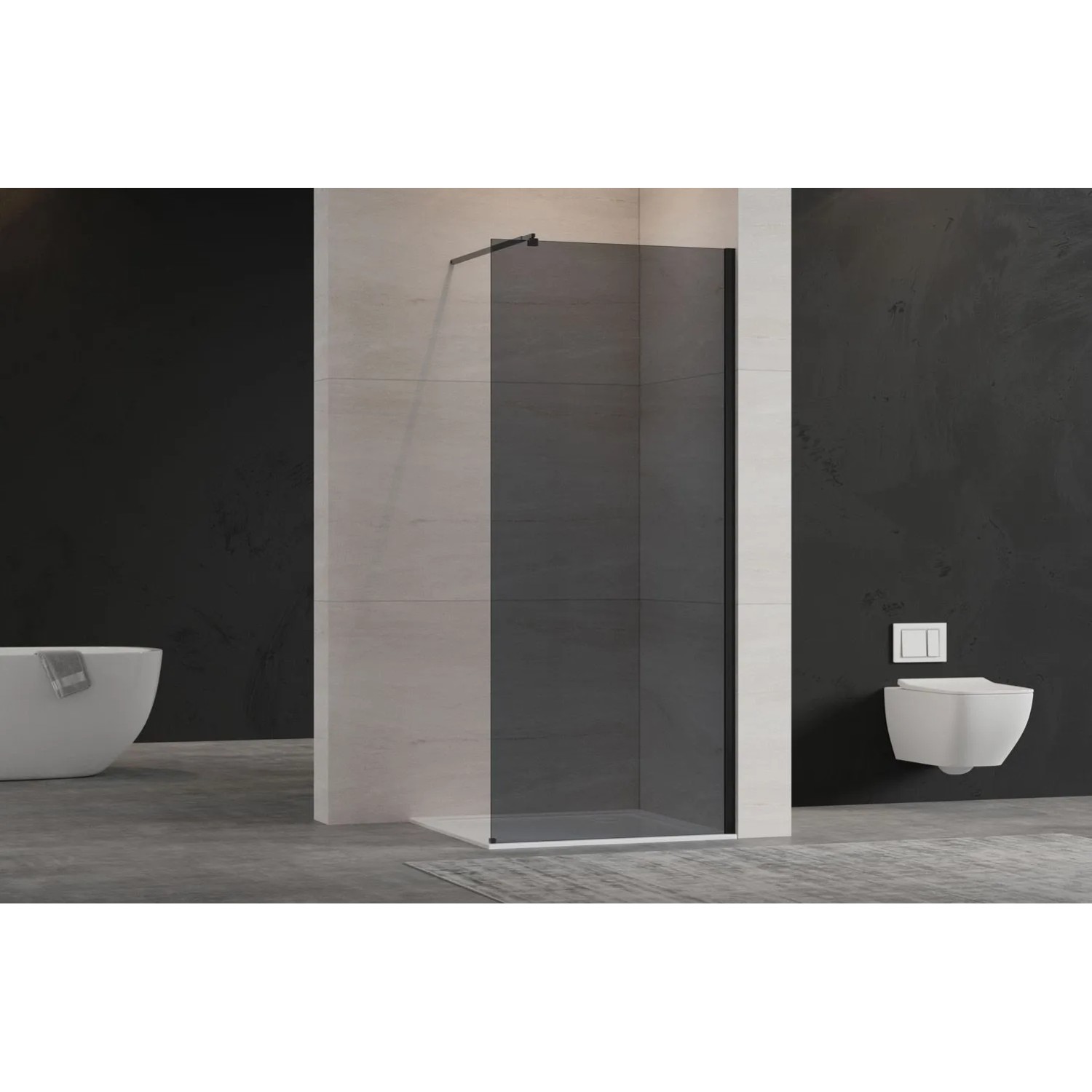 Invena Kabina prysznicowa walk-in Invena 90x200 cm_2