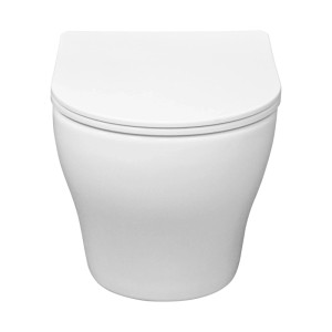 Miska Wc Avella Wirowa z deską wolnoopadającą 33x37x49