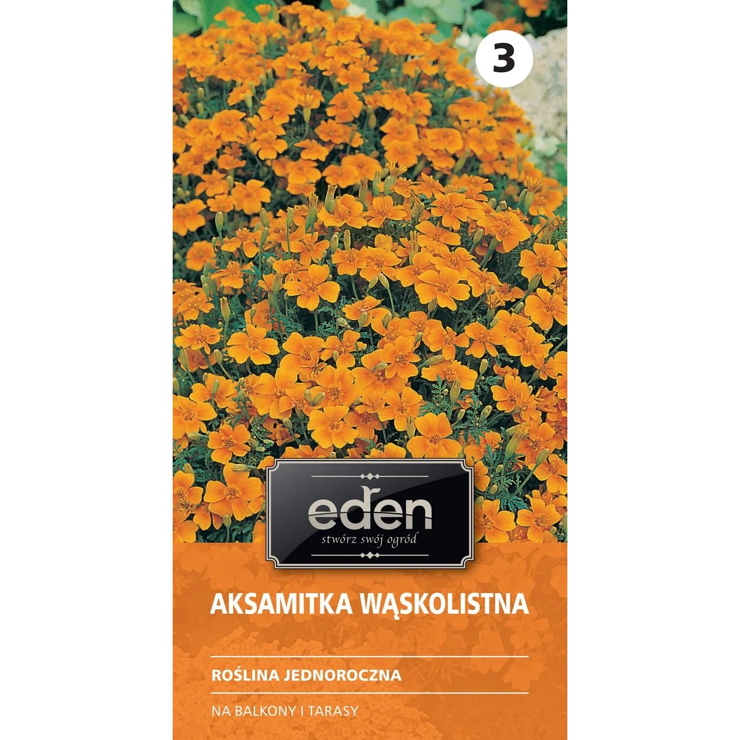 Aksamitka wąskolistna pomarańczowa - 0,5 g