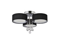 Light Prestige Lampa sufitowa Gambela 3xE27 max. 40W+ LED 2W czarna