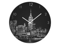 Zegar Glass Clock SHINING CITY śr. 30 cm
