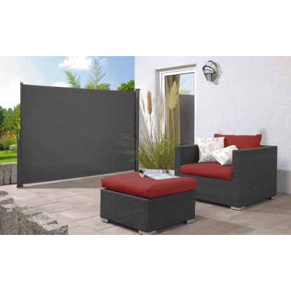 Markiza pionowa LIVINGSTON antracyt - 3 x 1,5 m