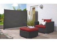 Markiza pionowa LIVINGSTON antracyt - 3 x 1,5 m