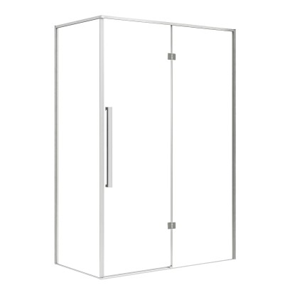 KABI Kabina prysznicowa Largo 120 x 80 chrom prawa