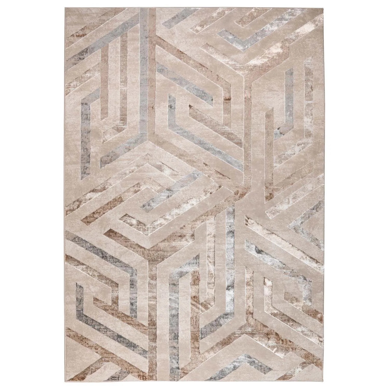 Dywan GRISS 120x170 cm geometria beżowy