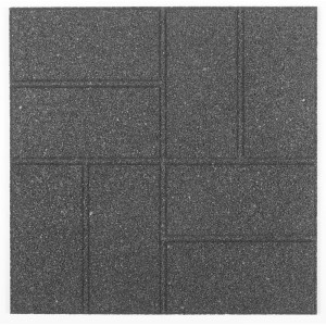 Szara podesta t.b.t. ze wzorem kamienia do użytku zewnętrznego.