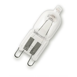 Żarówka halogenowa Osram G9, 35W, ciepła biel, do lamp halogenowych wysokiego napięcia.