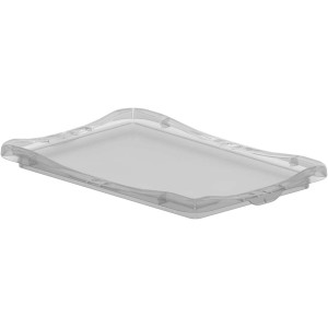 Przezroczysta pokrywa zatrzaskowa 30x20 cm do pudełek Eurobox, do przechowywania bezpyłowego.