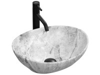 Rea Umywalka nablatowa ceramiczna Sofia Stone Mat