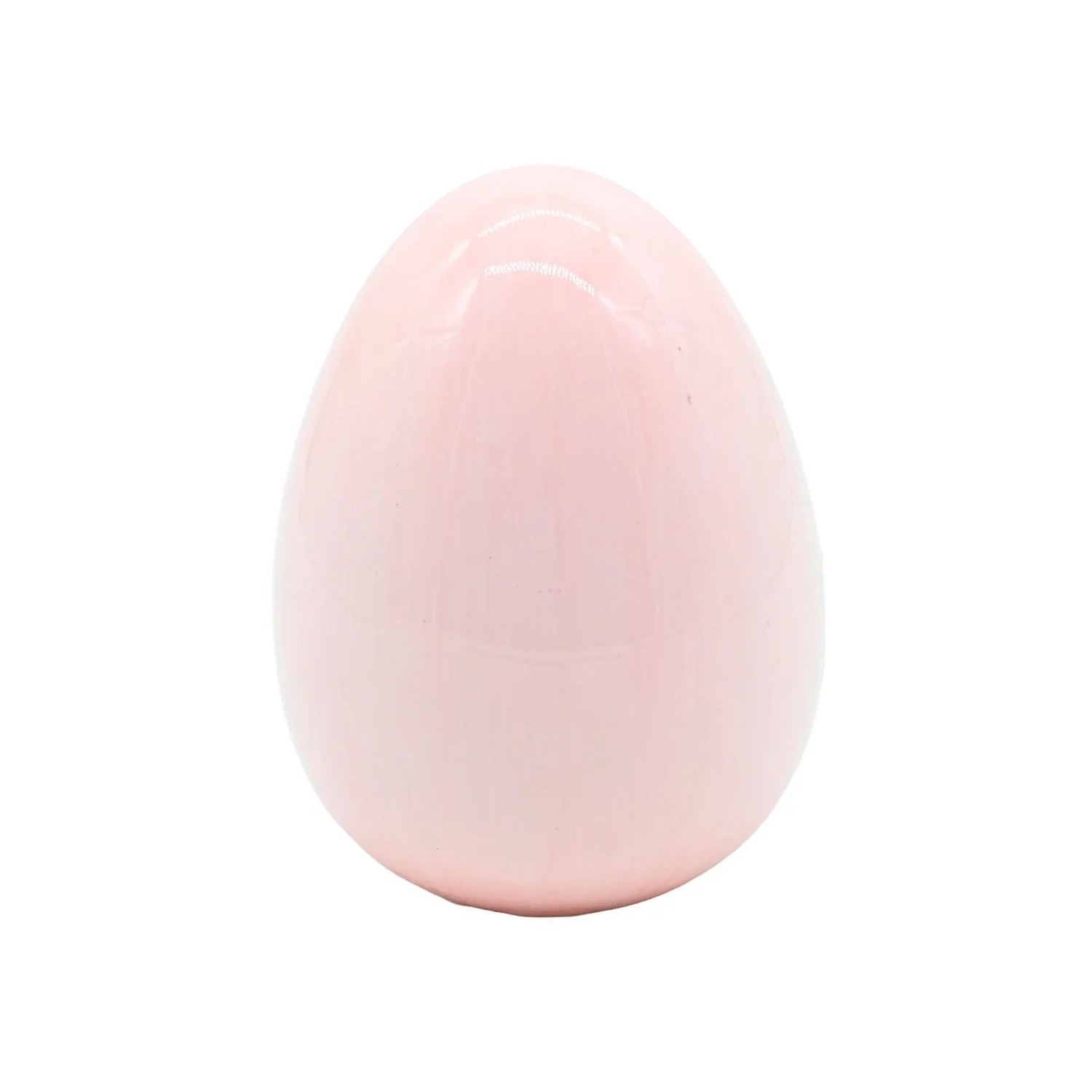 Jajko ceramiczne różowe - wys. 8,3 cm
