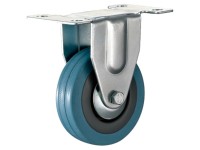 Domino Koło z płytką stałą 100mm 65kg guma