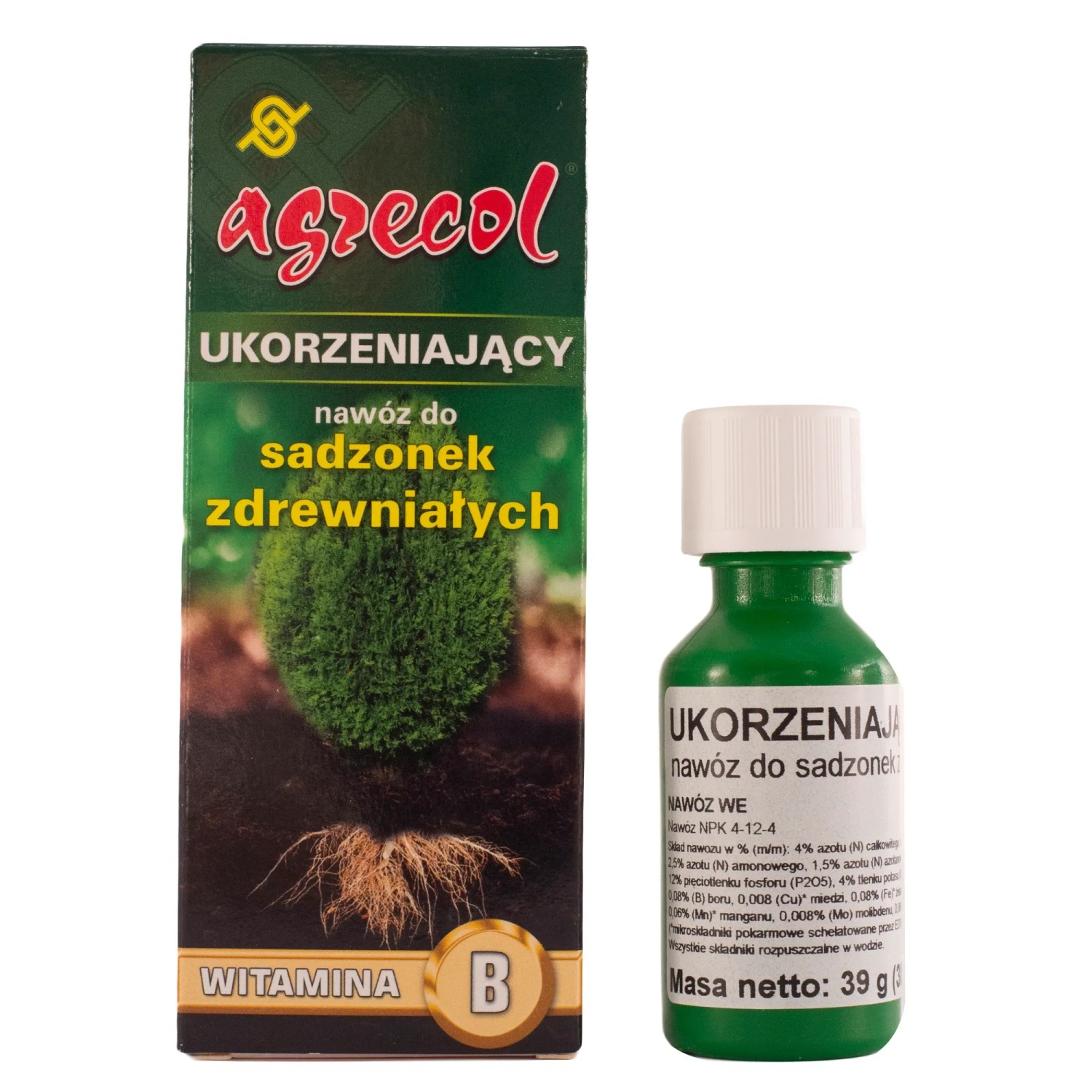 Agrecol Nawóz ukorzeniający do sadzonek zdrewniałych - 30 ml.