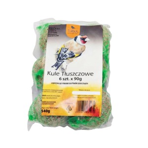 Kule tłuszczowe w siatce 6 szt.