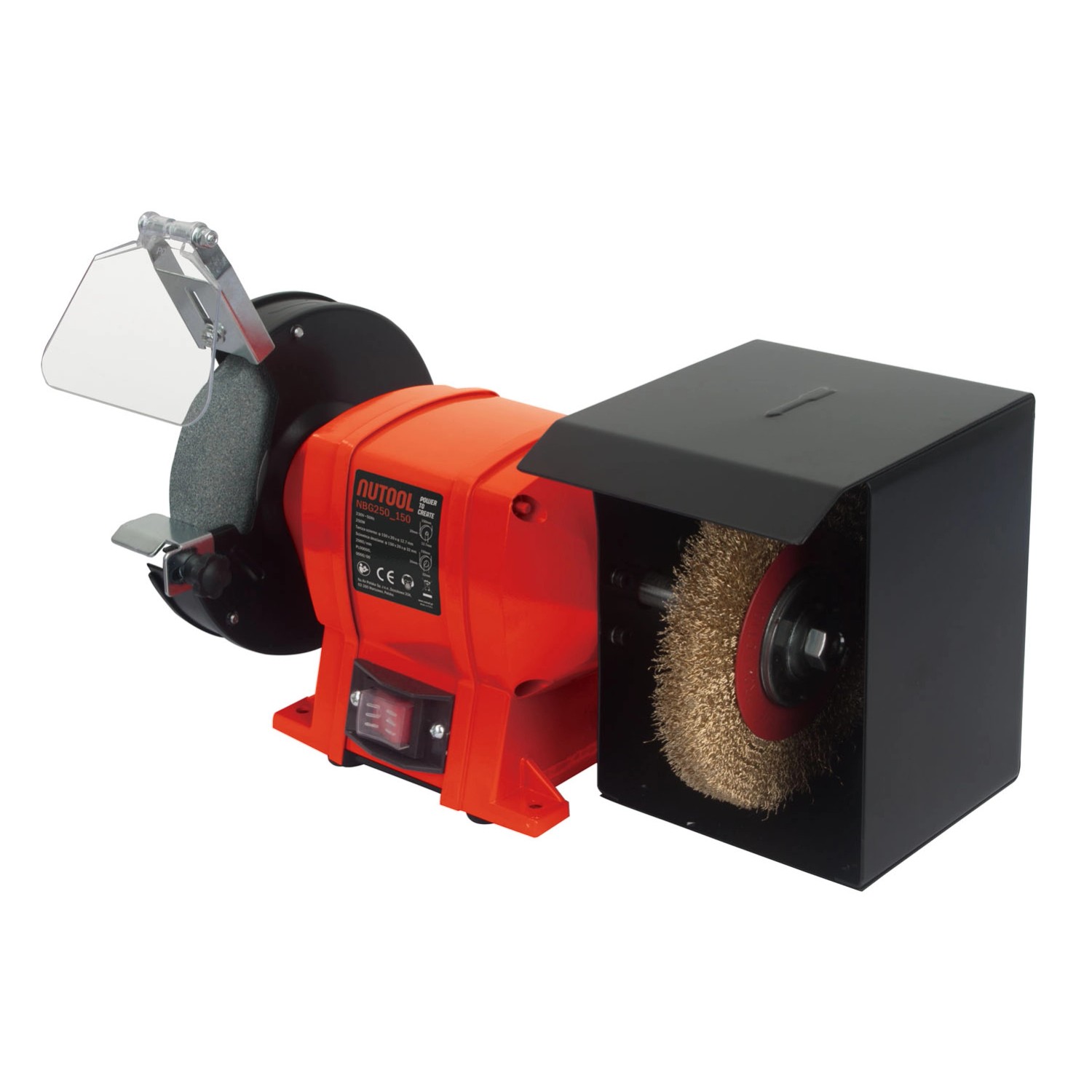 Recenzja Nutool NBG250_150 — szlifierka stołowa 250W 150 mm