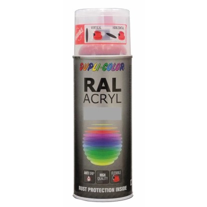 Dupli-Color Lakier akrylowy Ral Acryl 9016 pólmat 400ml biały beskidzki