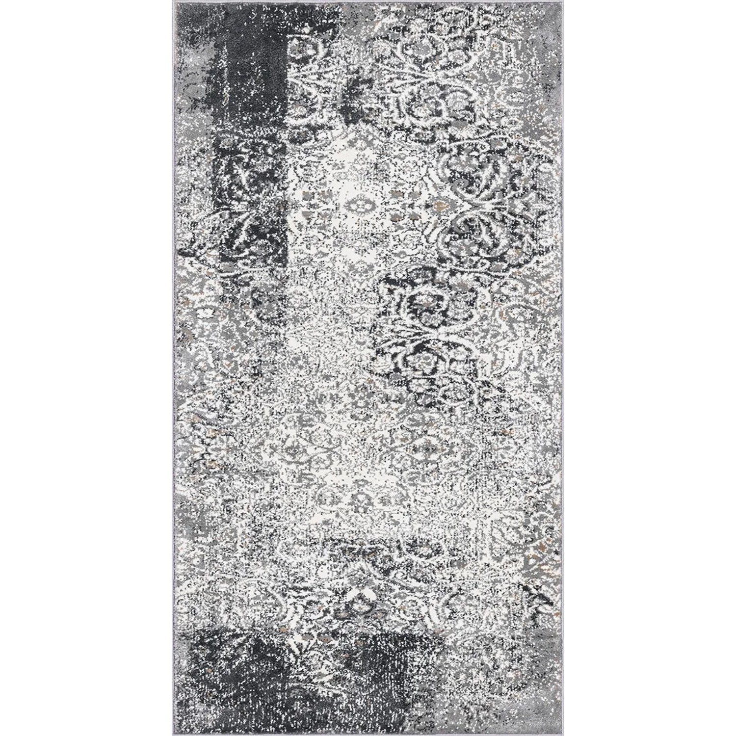 Agnella Dywan LUSH BUDS 80 x 150 cm popielaty