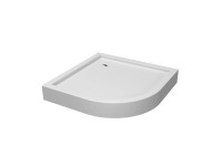 Durasan Brodzik półokrągły ROYO 90 biały 90x90x14