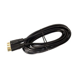 Czarny kabel HDMI do audio i wideo.