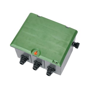 Skrzynka zaworowa Gardena V3 na 3 zawory nawadniające, do montażu podziemnego. Akcesoria do sterowników nawadniania.