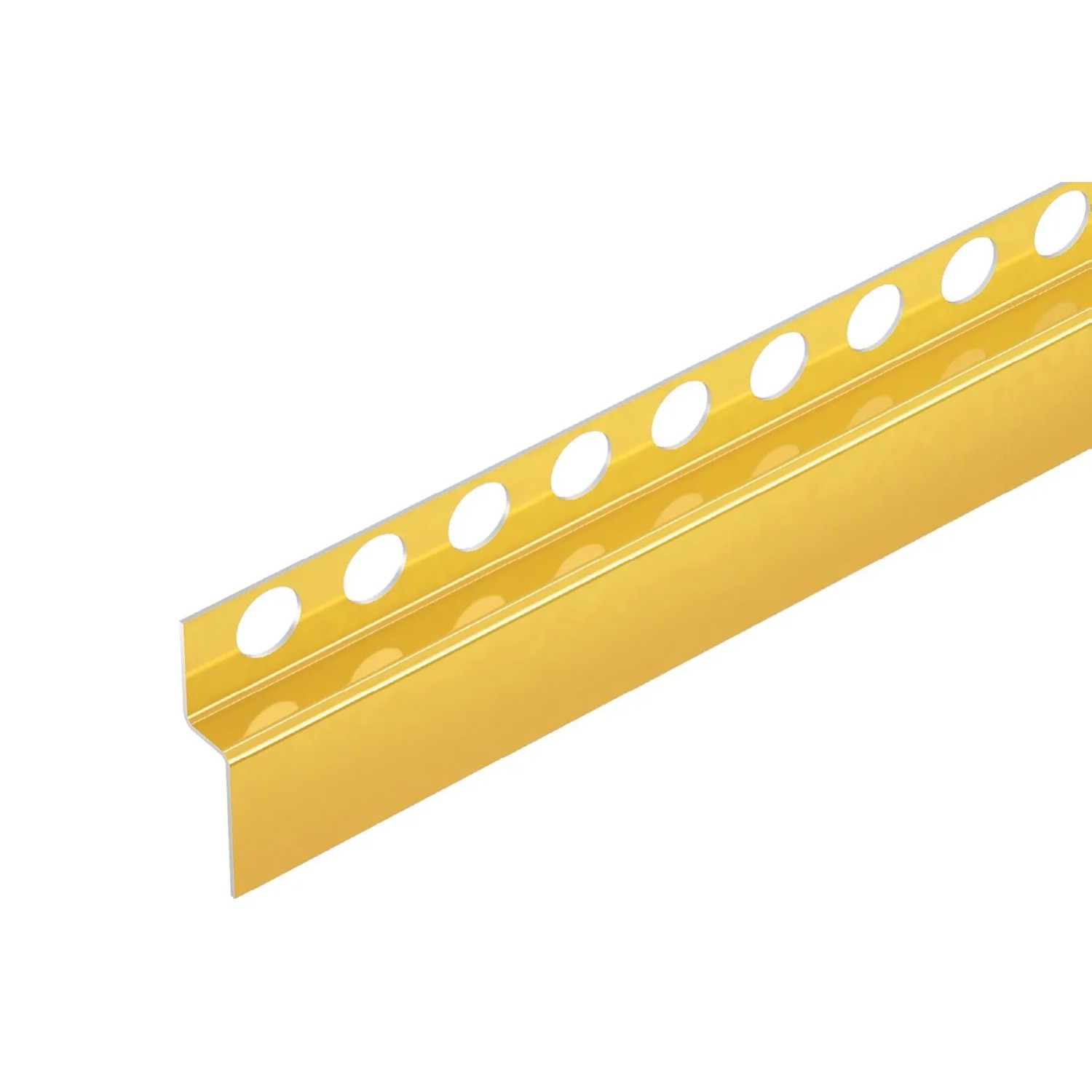 Cezar Profil stal nierdzewna czołowy Złoty 30x32x1200 mm