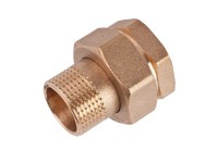 Invena Śrubunek prosty z o-ringiem mosiądz 1/2 Invena Śrubunek prosty z o-ringiem mosiądz 1/2