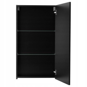 Astor Szafka lustrzana czarna 50x90x14 cm