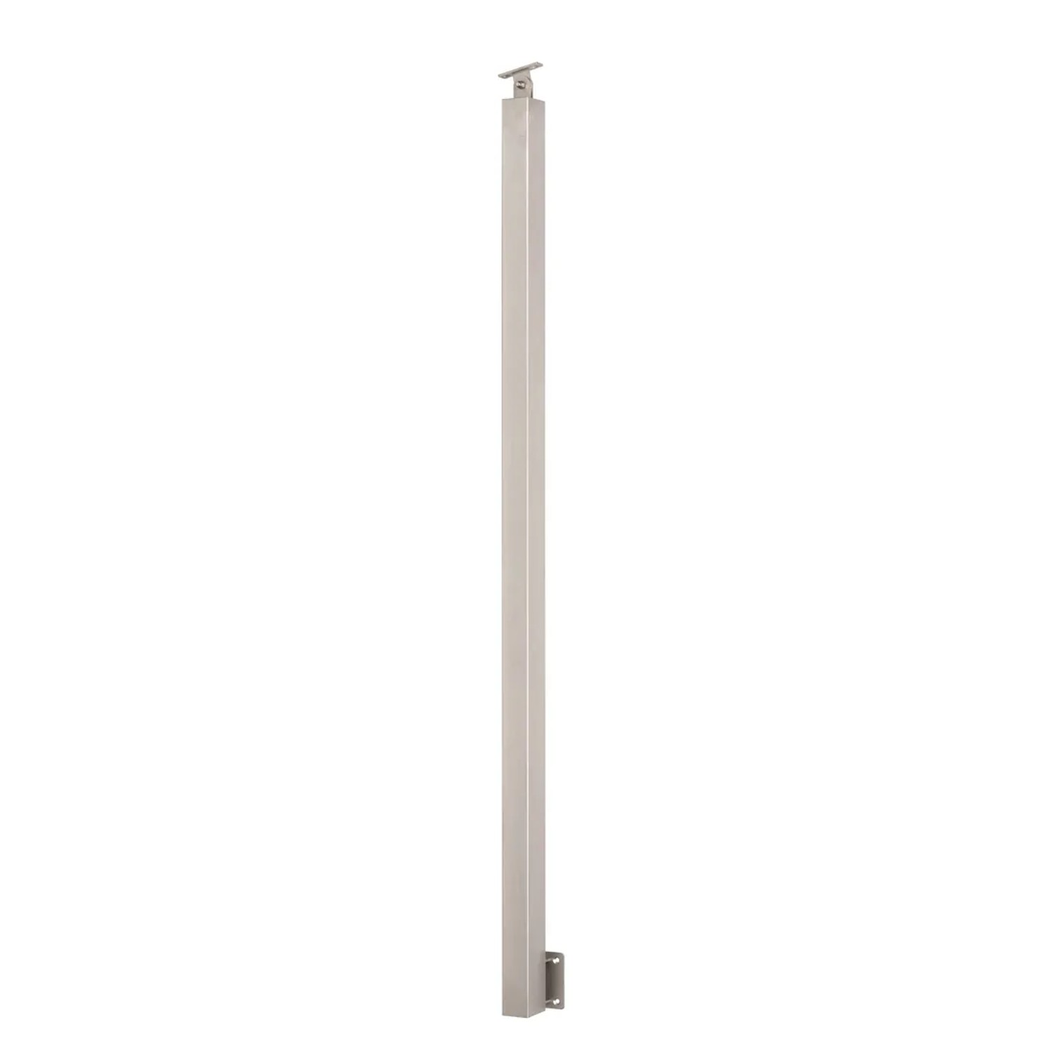 Kornik Słup prostokątny pionowy nierdzewny 1200 mm inox