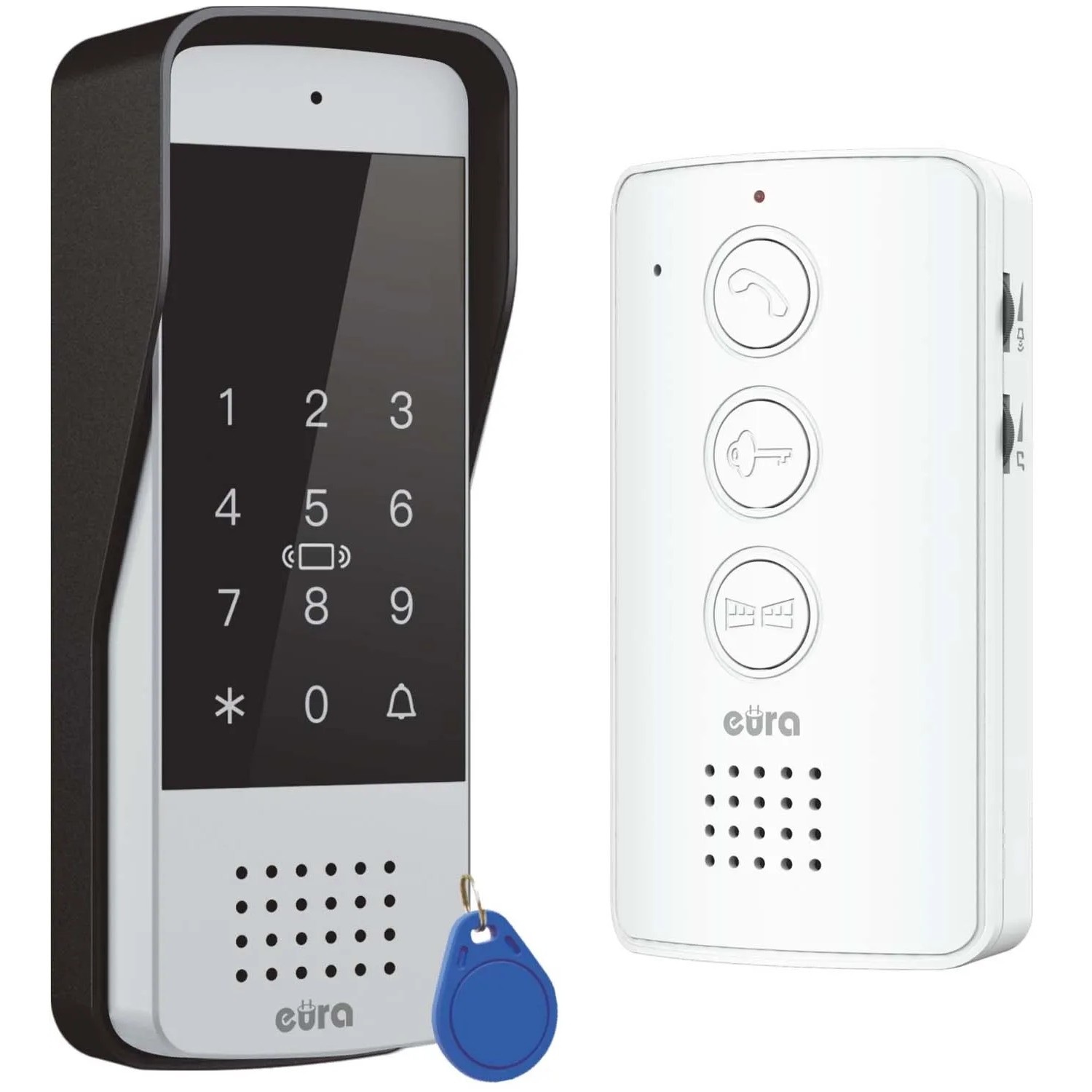 Domofon ADP-34A3+RFID 2 strefy biały