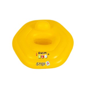 Koło do pływania z siedziskiem asekuracyjnym, żółte