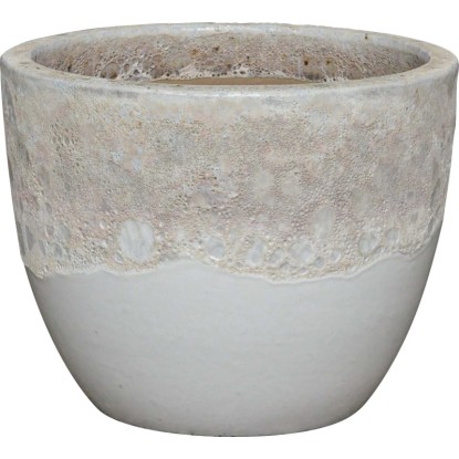 Donica Grenada biała - śr. 43 cm