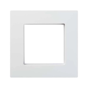 Biała ramka t.b.t. do włączników i gniazdek.