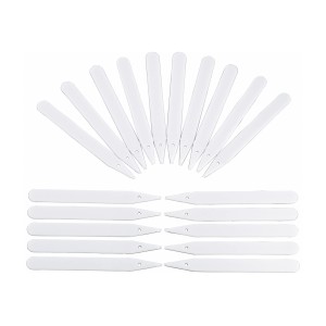 20 białych etykiet do roślin, 12 cm, do ogrodu kwiatowego i ziołowego.