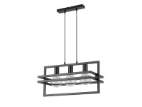 Sigma Lampa wisząca MERCI 3x60W E27 czarna Sigma Lampa wisząca MERCI 3x60W E27 czarna