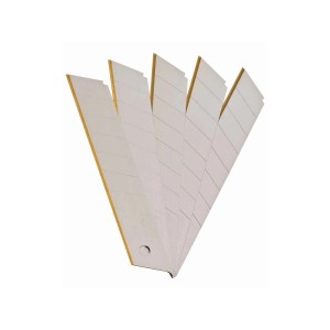 LUX Noże łamane trapezowe 9 mm, 10 sztuk. Ostrza wymienne do noży.